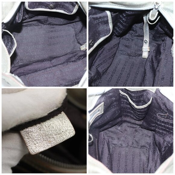 CELINE Tote Bag Leather Gold Tone Auth BD2202 - Picture 16 of 16